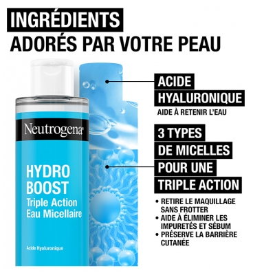 Neutrogena Hydro Boost Eau Micellaire Triple Action 400 ml