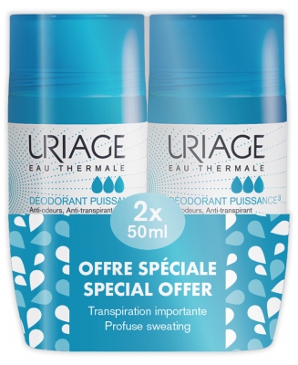 Uriage Antiperspirant Putere 3 Set de 2 x 50 ml