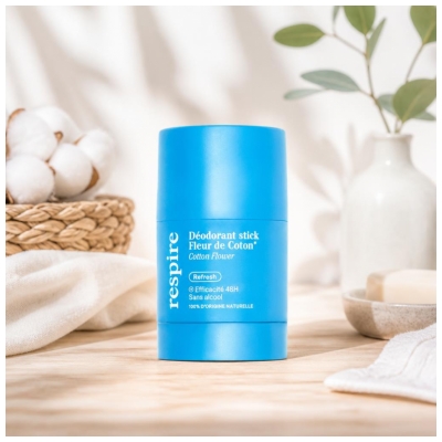Respire Deodorant Stick Floare de Bumbac Bio 50 g