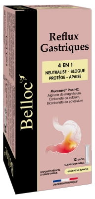 Belloc Reflux Gastriques 4en1 12 Sticks