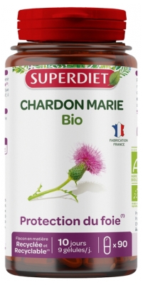 Superdiet Milk Thistle Organic 90 Kaps