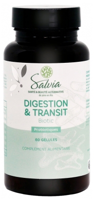 Salvia Nutrition Digestion et Transit 60 Gélules