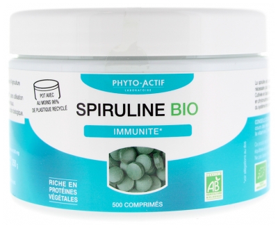 Phyto-Actif Spiruline Immunité Bio 500 Comprimés