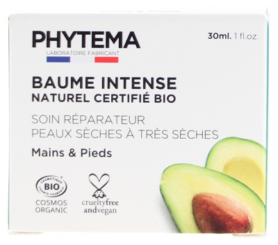 Phytema Baume Intense Mains & Pieds Bio 30 ml