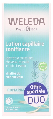 Weleda Lotion Capillaire Tonifiante Lot de 2 x 100 ml