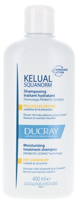 Ducray Kelual Squanorm Shampoo Trattante Idratante per Forfora Secca 400 ml