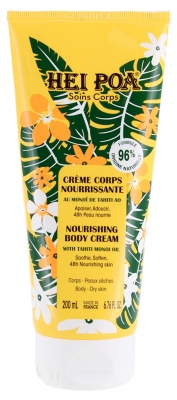 Hei Poa Nourishing Body Cream With Monoï de Tahiti AO 200 ml