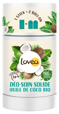 Lovea Déodorant Soin Solide Huile de Coco 50 g