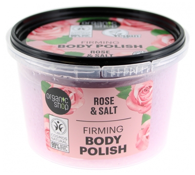 Organic Shop Body Polish Gommage Raffermissant Corps Rose 250 ml