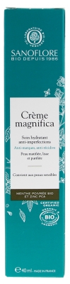 Sanoflore Crème Magnifica Soin Hydratant Anti-Imperfections Bio 40 ml