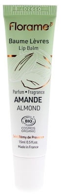 Florame Organic Lip Balm 15 ml - Taste: Almond