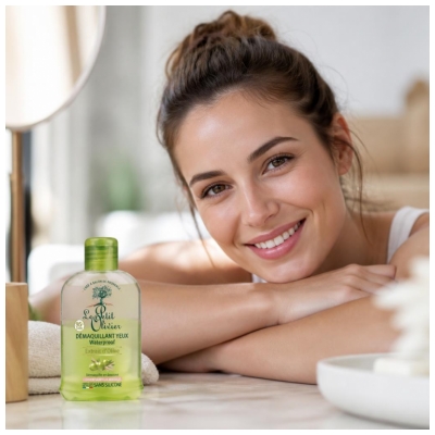 Le Petit Olivier Démaquillant Yeux Waterproof Extrait d'Olive 125 ml