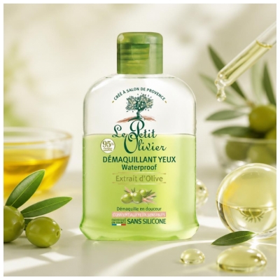Le Petit Olivier Démaquillant Yeux Waterproof Extrait d'Olive 125 ml