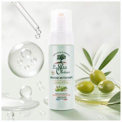Le Petit Olivier Reinigungsschaum Olivenextrakt 150 ml