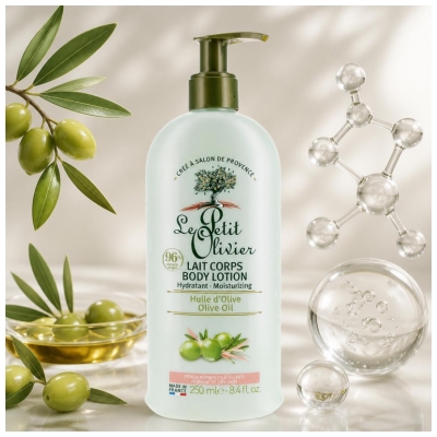 Le Petit Olivier Feuchtigkeitsspendende Körpermilch Olivenöl 250 ml