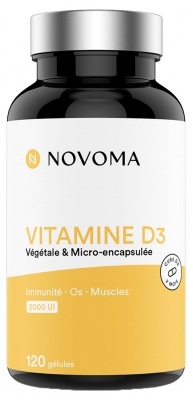 Novoma Vitamine D3 120 Gélules