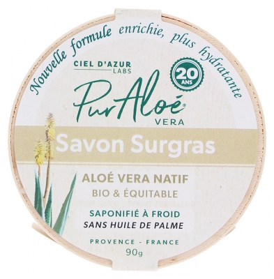 Pur Aloé Mydło Aloe Vera 20% Organic Surgras 90 g