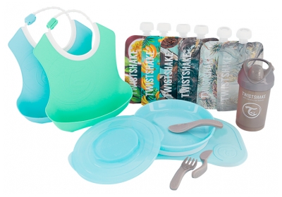 Twistshake Juego de Regalo Les Essentiels Kit de Comida a Partir de 6 Meses