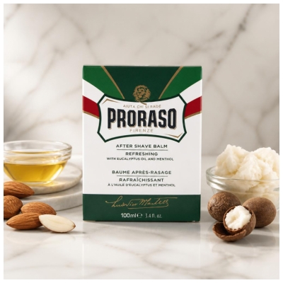 Proraso Baume Rafraichissant Après-Rasage à l'Huile d'Eucalyptus 100 ml