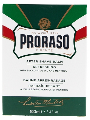 Proraso Baume Rafraichissant Après-Rasage à l'Huile d'Eucalyptus 100 ml