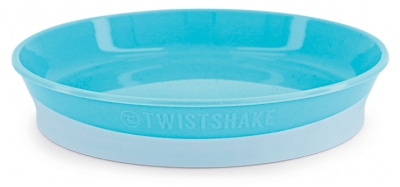 Twistshake Klasiskais šķīvis ar vāku 6 mēnešiem un vecākiem - Krāsa: Paste?zils