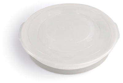 Twistshake Klassisk Tallerken & Låg 6 Måneder og Opefter - Farve: Hvid