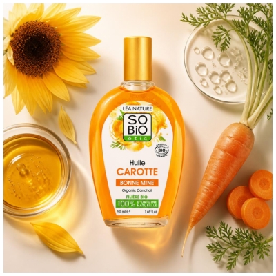 Léa Nature SO BIO étic Bioloģiskā burkānu eļļa 50 ml