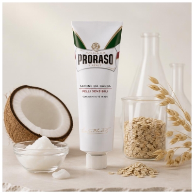Proraso Skutimosi kremas jautriai odai su Žaliąja arbata 150 ml