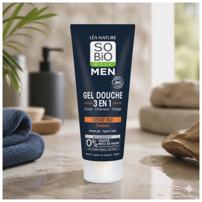 Léa Nature SO BIO étic Men Belebendes Bio 3in1 Duschgel 200 ml