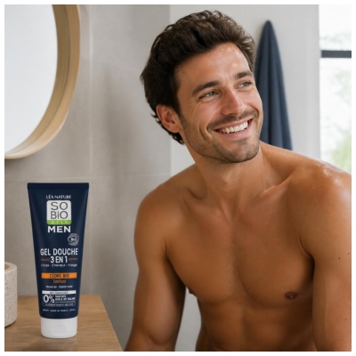 Léa Nature SO BIO étic Men Belebendes Bio 3in1 Duschgel 200 ml