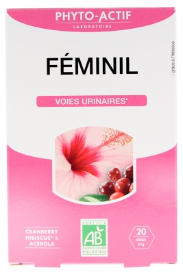 Phyto-Actif Féminil Voies Urinaires Bio 20 Sticks