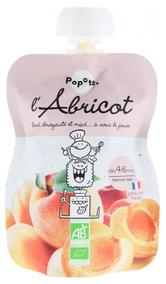 Popote Gourde L'Abricot Compote Dès 4/6 Mois Bio 120 g