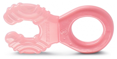 Inel de Dentitie Răcoritor Twistshake 2 Luni și Peste - Culoare: Roz pastel