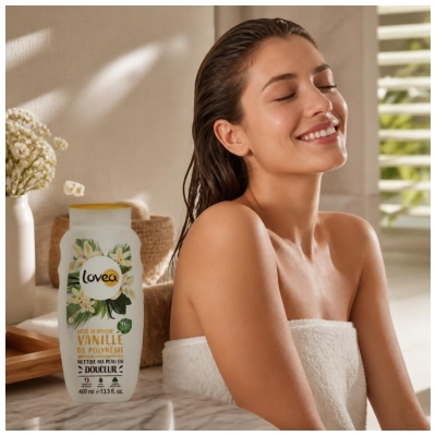 Lovea Duschgelée Polynesische Vanille 400 ml