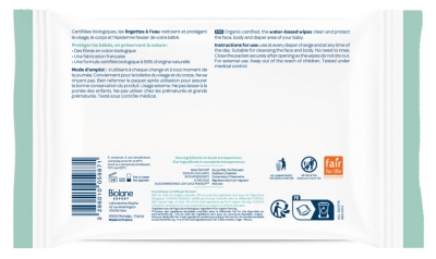 Biolane Expert Mitrās salvetes ar ūdeni 54 salvetes