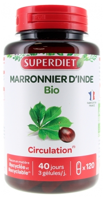 Superdiet Ippocastano Biologico 120 Capsule