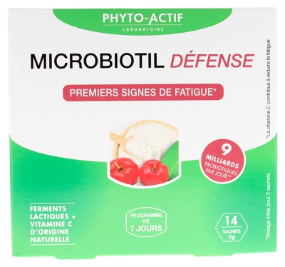 Phyto-Actif Microbiotil Défense 14 Sachets de 3 g