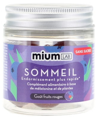 Mium Lab Sommeil Sans Sucres 14 Gummies