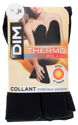 DIM Collant Thermo Polaire 1 Paire - Taille : 3/4