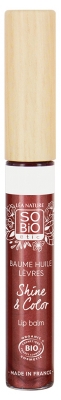 Léa Nature SO BIO étic Shine & Color Baume Huile Lèvres Bio 5 ml - Couleur : 41 : Rose Précieux