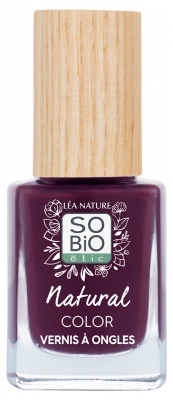 Léa Nature SO BIO étic Natural Color Vernis à Ongles 11 ml - Couleur : 55 : Prune Noire