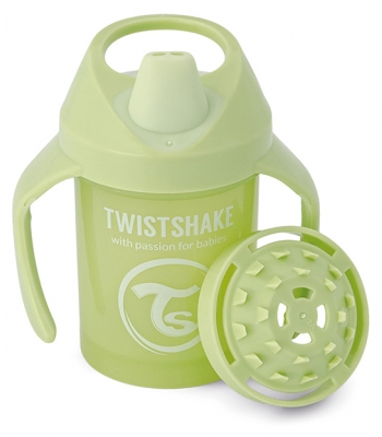 Twistshake Minitaza Taza de Aprendizaje Edición Limitada 230 ml A Partir de 4 Meses - Color: Cactus verde