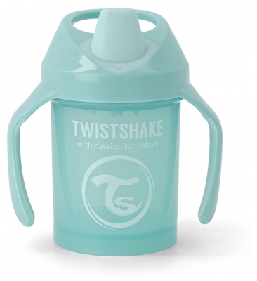 Twistshake Mini Beker Leerbeker Limited Edition 230 ml 4 Maanden en Ouder - Kleur: Turkoois