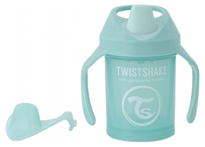 Twistshake Minitaza Taza de Aprendizaje Edición Limitada 230 ml A Partir de 4 Meses - Color: Turquesa