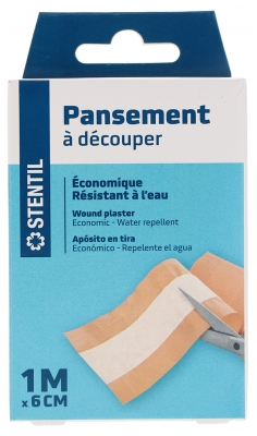 Stentil Klip-selv Plaster 1 m x 6 cm
