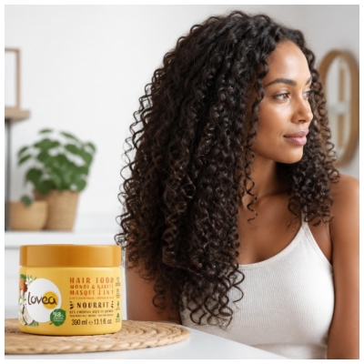 Lovea Haarvoedingsmasker 3en1 Monoï & Karité 390 ml