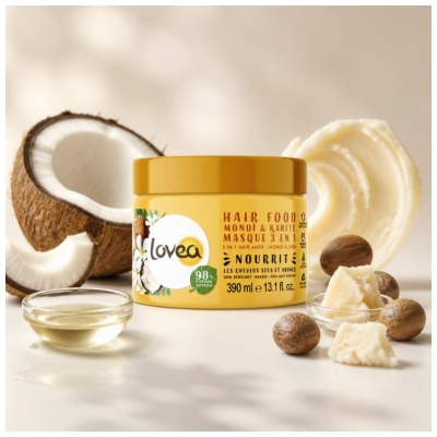 Lovea Hair Food Masque 3en1 Monoï & Karité 390 ml