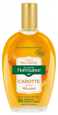 Floressance Huile Végétale Carotte Bio 50 ml