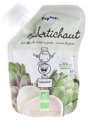 Popote Gourde L'Artichaut Purée Dès 4/6 Mois Bio 120 g