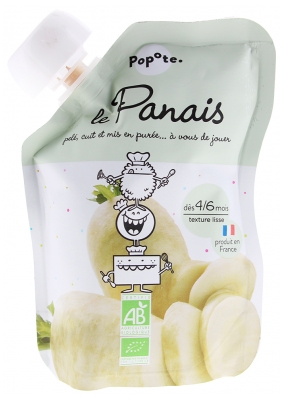 Popote Gourd Le Panais Purée From 4/6 Months Organic 120 g